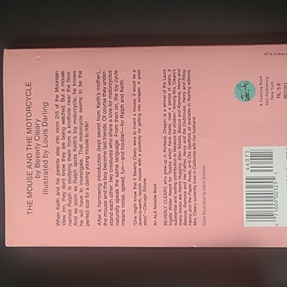 The Mouse the Motorcyle book - Picture 2 of 2